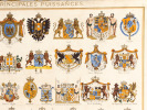 Armoiries des Principales Puissances [ Représentant 76 blasons en couleurs ]. Collectif
