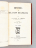 Discours et Mélanges Politiques (2 Tomes - Complet). FALLOUX, Comte Alfred de