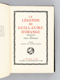 La Légende de Guillaume d'Orange [ Reliure à cuir gaufré ]