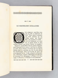 La Légende de Guillaume d'Orange [ Reliure à cuir gaufré ]