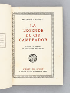 La Légende du Cid Campéador d'après les textes de l'Espagne ancienne