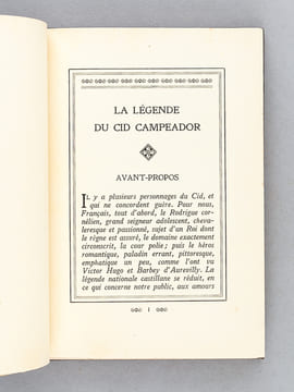 La Légende du Cid Campéador d'après les textes de l'Espagne ancienne. ARNOUX, Alexandre