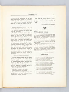 Burdigala. Revue Mensuelle de Littérature et d'Art (Série suivie du N°1 de la Première année 1912 au N°5 de la Troisième et dernière année 1914) Année 1912 : 12 numéros ; Année 1913 : 12 numéros ; Année 1914 : 5 numéros