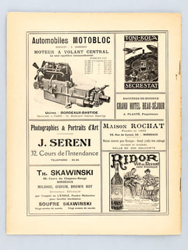 Burdigala. Revue Mensuelle de Littérature et d'Art (Série suivie du N°1 de la Première année 1912 au N°5 de la Troisième et dernière année 1914) Année ...