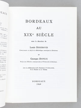 Histoire de Bordeaux (8 Tomes - Complet). Tome I : Bordeaux Antique ; Tome II : Bordeaux Médiéval I Le Haut Moyen-Age ; Tome III : Bordeaux Médiéval ...