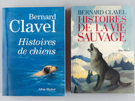 Histoires de Chiens [ Livre dédicacé par l'auteur avec une belle lettre autographe signée ] [ Avec : ] Histoires de la Vie Sauvage [ Livre dédicacé ...