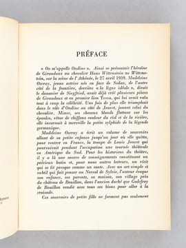 A toujours Monsieur Jouvet [ Livre dédicacé par l'auteur, avec 4 lettres autographes signées de l'auteur ]. OZERAY, Madeleine