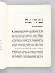 Estuaires. Cahiers de littératures et d'Art. Numéro 1. Mai - Juin 1946 [ Edition originale ]