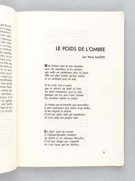 Estuaires. Cahiers de littératures et d'Art. Numéro 1. Mai - Juin 1946 [ Edition originale ]. Collectif ; RIVIERE, Claude ;  GABRIEL, Pierre ; LACOTE, ...