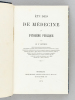 Etudes de Médecine et d'Hygiène publique [ Edition originale ]. LEVIEUX, Dr. [ LEVIEUX, Charles (1818-1898) ]