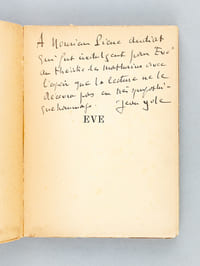 Eve [ Edition originale - Livre dédicacé par l'auteur ]
