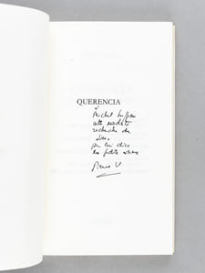 [ Lot de 2 ouvrages dédicacés par l'auteur avec 3 lettres autographes signés ] Bords d'Eaux - Querencia & autres lieux sûrs