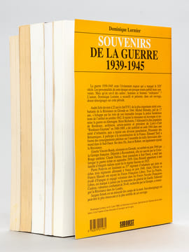 [ Lot de 5 livres dédicacés par l'auteur ] Souvenirs de la Guerre 1939-1945 ; La Bataille de Bir-Hakeim. Une résistance héroïque ; Les Combats ...