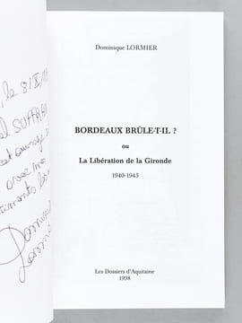 [ Lot de 5 livres dédicacés par l'auteur ] Souvenirs de la Guerre 1939-1945 ; La Bataille de Bir-Hakeim. Une résistance héroïque ; Les Combats ...