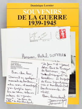 [ Lot de 5 livres dédicacés par l'auteur ] Souvenirs de la Guerre 1939-1945 ; La Bataille de Bir-Hakeim. Une résistance héroïque ; Les Combats ...