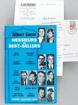 [ Lot de 13 ouvrages dont 12 dédicacés par l'auteur, avec 10 lettres autographes signées  ] Ceux qui ont tout quitté. Moines, moniales et religieux ...