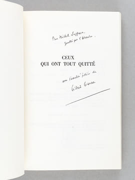 [ Lot de 13 ouvrages dont 12 dédicacés par l'auteur, avec 10 lettres autographes signées  ] Ceux qui ont tout quitté. Moines, moniales et religieux ...