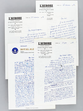 [ Lot de 13 ouvrages dont 12 dédicacés par l'auteur, avec 10 lettres autographes signées  ] Ceux qui ont tout quitté. Moines, moniales et religieux ...