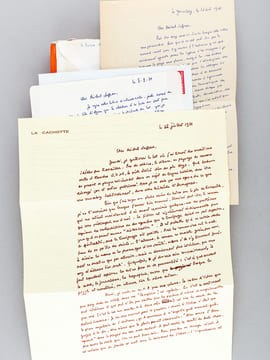 [ Lot de 13 ouvrages dont 12 dédicacés par l'auteur, avec 10 lettres autographes signées  ] Ceux qui ont tout quitté. Moines, moniales et religieux ...