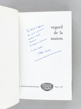 [ Lot de 13 ouvrages dont 12 dédicacés par l'auteur, avec 10 lettres autographes signées  ] Ceux qui ont tout quitté. Moines, moniales et religieux ...