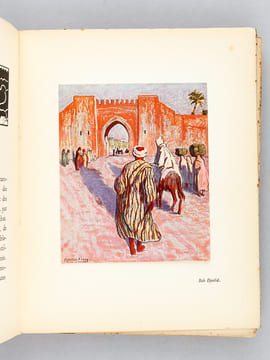 Marrakech. Trente planches en couleurs d'après les tableaux de Mathilde Arbey [ Edition originale - Livre dédicacé par Mathilde Arbey ]. MAUCLAIR, ...