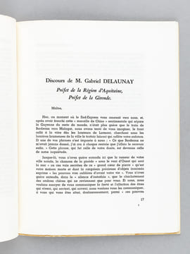 Célébration du quatre-vingtième anniversaire de François Mauriac de l'Académie Française au Grand-Théatre de Bordeaux 18 octobre 1965 [ Edition ...