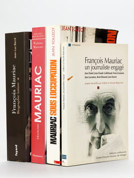 [ Ensemble de 4 ouvrages évoquant Mauriac, dont 3 dédicacés par leurs auteurs ] François Mauriac [ Avec : ] Mauriac sous l'Occupation [ Livre dédicacé ...