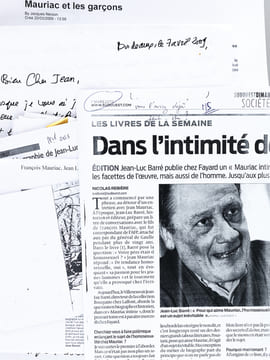 [ Ensemble de 4 ouvrages évoquant Mauriac, dont 3 dédicacés par leurs auteurs ] François Mauriac [ Avec : ] Mauriac sous l'Occupation [ Livre dédicacé ...