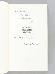 [ Lot de 3 ouvrages dédicacés par l'auteur ] Madame [Avec : ] La Cathédrale de Cristal [Avec : ] Le Christ ressuscité à Patmos