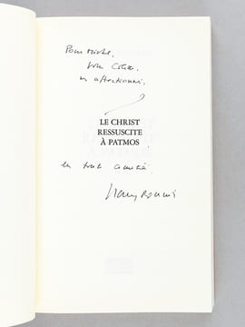 [ Lot de 3 ouvrages dédicacés par l'auteur ] Madame [Avec : ] La Cathédrale de Cristal [Avec : ] Le Christ ressuscité à Patmos. BONNIER, Henri