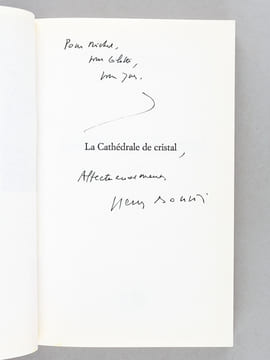 [ Lot de 3 ouvrages dédicacés par l'auteur ] Madame [Avec : ] La Cathédrale de Cristal [Avec : ] Le Christ ressuscité à Patmos. BONNIER, Henri