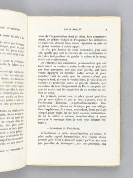 La Protestation de la France contre les Persécutions antisémites [ Edition originale ] Séance solennelle du 10 Mai 1933 au Palais du Trocadéro. Comité ...