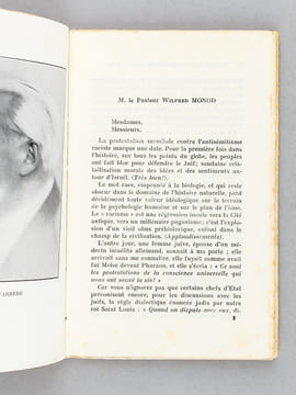 La Protestation de la France contre les Persécutions antisémites [ Edition originale ] Séance solennelle du 10 Mai 1933 au Palais du Trocadéro. Comité ...
