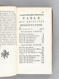 Principes d'Institution, ou de la Manière d'élever les Enfans des deux Sexes, par rapport au Corps, à l'Esprit et au Coeur [ Edition originale ]