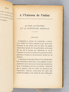 A l'Unisson de l'Infini
