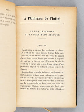 A l'Unisson de l'Infini. TRINE, Ralph Waldo