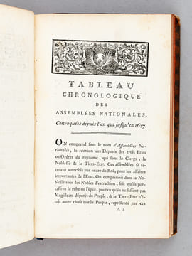 [ Recueil de 6 pièces relatives aux Assemblées des Notables ] Instruction sur les Assemblées Nationales, tant générales que particulières, depuis le ...