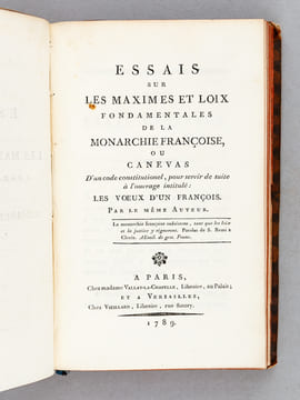 [ Recueil de 6 pièces relatives aux Assemblées des Notables ] Instruction sur les Assemblées Nationales, tant générales que particulières, depuis le ...