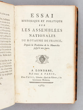 [ Recueil de 6 pièces relatives aux Assemblées des Notables ] Instruction sur les Assemblées Nationales, tant générales que particulières, depuis le ...