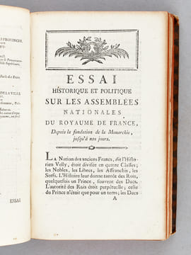 [ Recueil de 6 pièces relatives aux Assemblées des Notables ] Instruction sur les Assemblées Nationales, tant générales que particulières, depuis le ...