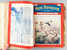 Mon Bonheur. Magazine Populaire Illustré de la Famille (42 Numéros reliés du numéro 3 au numéro 40 puis numéros 47, 48, 51 - Année 1909 ). Collectif ; ...