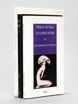 [ Ensemble de 3 livres dédicacés par l'auteur, avec 3 L.A.S. de l'auteur ] La Garde-Robe ou les Phrases de taffetas [ Avec : ] Virgina Poe. Précis ...