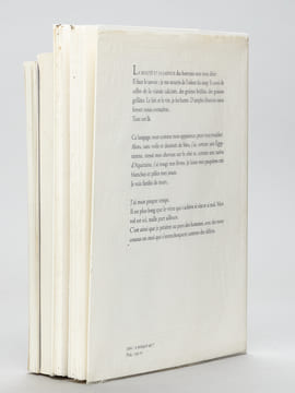[ Ensemble de 3 livres dédicacés par l'auteur, avec 3 L.A.S. de l'auteur ] La Garde-Robe ou les Phrases de taffetas [ Avec : ] Virgina Poe. Précis ...