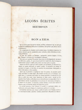 G. Chopin, Essai de critique musicale par H. Barbedette [ Avec : ] Leçons écrites sur les Sonates pour Piano seul de L. van Beethoven [ Edition ...