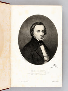 G. Chopin, Essai de critique musicale par H. Barbedette [ Avec : ] Leçons écrites sur les Sonates pour Piano seul de L. van Beethoven [ Edition originale ]