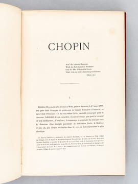 G. Chopin, Essai de critique musicale par H. Barbedette [ Avec : ] Leçons écrites sur les Sonates pour Piano seul de L. van Beethoven [ Edition ...