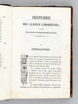 Histoire des Classes Laborieuses, précédée d'un Essai sur l'Economie Industrielle et Sociale [ Edition originale ]. JAUME, A.