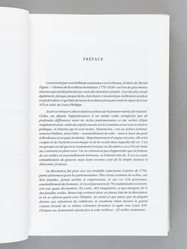 Destins de la Noblesse bordelaise (1770-1830) (2 Tomes - Complet) [ Livre dédicacé par l'auteur ]. FIGEAC, Michel