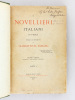 I Novellieri Italiani in Prosa (Parte I e II) [ Livre dédicacé par l'auteur ]. PASSANO, Giambattista