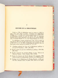 IIe Centenaire de la Bibliothèque Publique 1736-1936 . Catalogue de l'Exposition. Ville de Bordeaux.